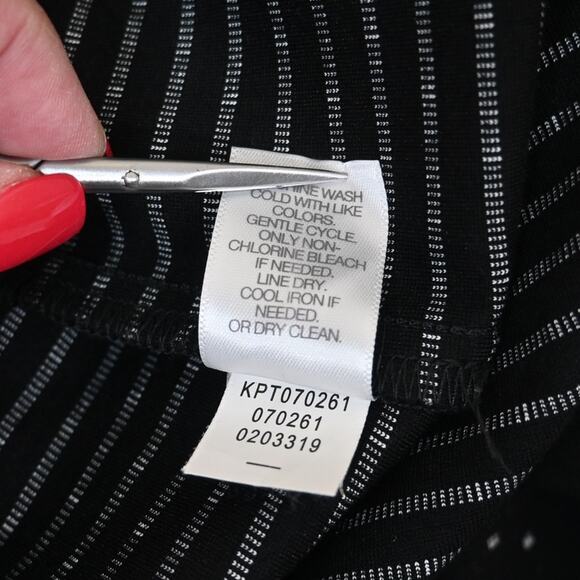 J. Jill Womens S Black Ponte Slim Leg Pull On Pant - Picture 10 of 10